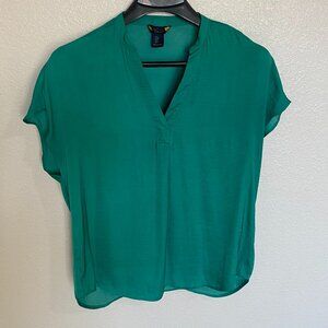 Women's Emerald Green Blouse- S